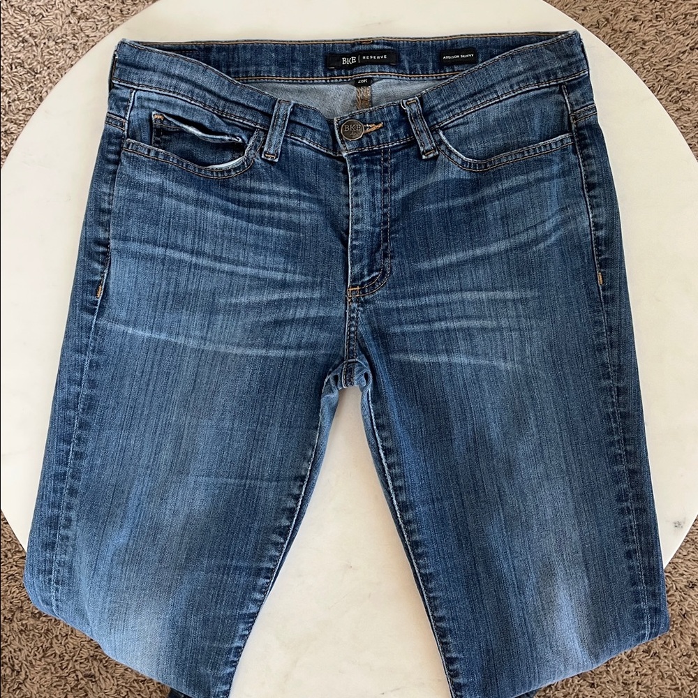 BKE Reserve Jeans Size 28 R Blue Addison Skinny - Picture 2 of 16